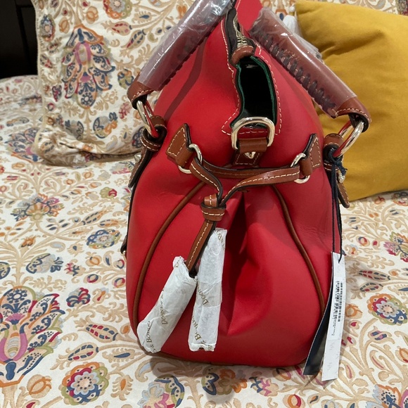 Dooney & Bourke Large TOMATO Penrose Satchel - Picture 3 of 6